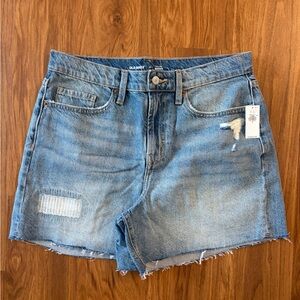 NWT Old Navy High-Waisted Baggy Jean Shorts